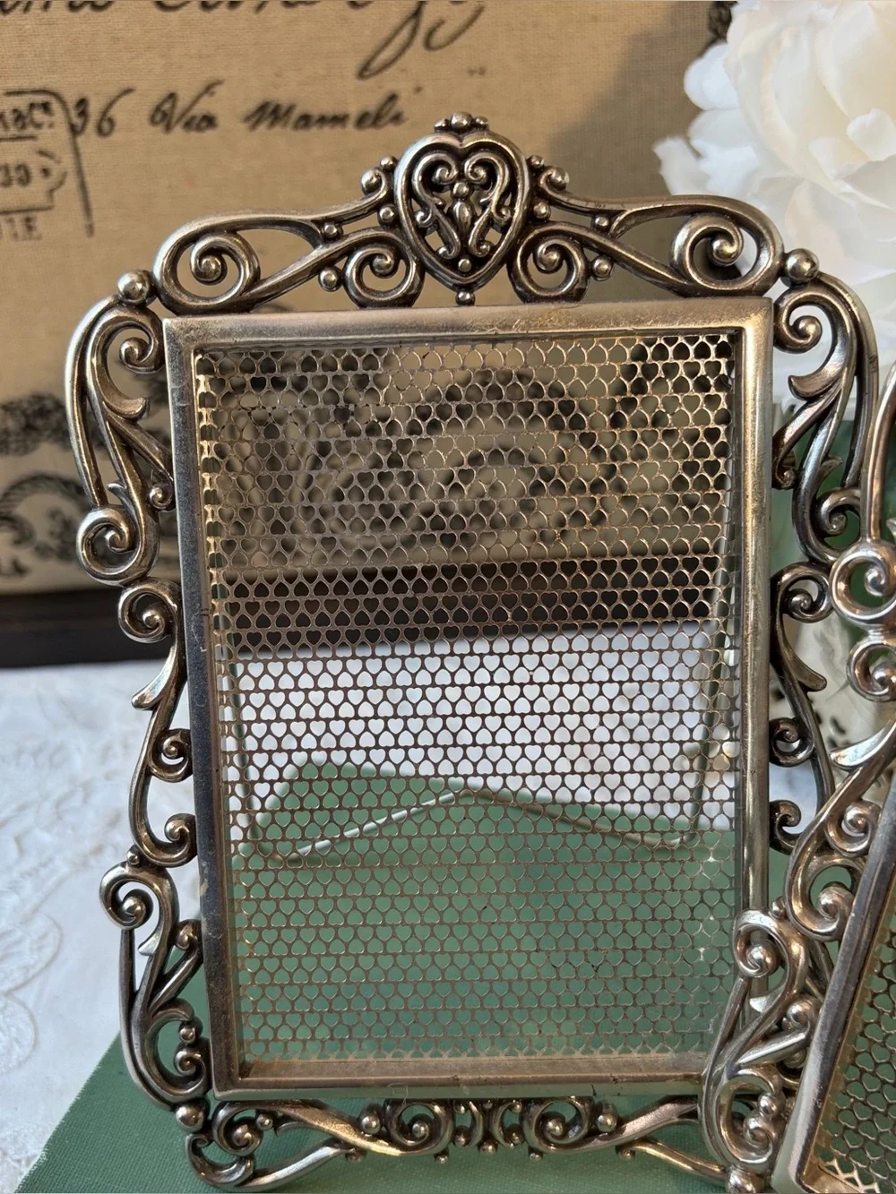 Brighton silver mesh small picture frame